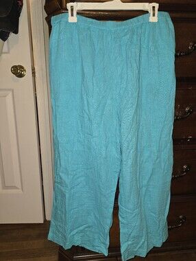 Venus Comfy, Lightweight Pretty Blue Pants, Size med, Like New!